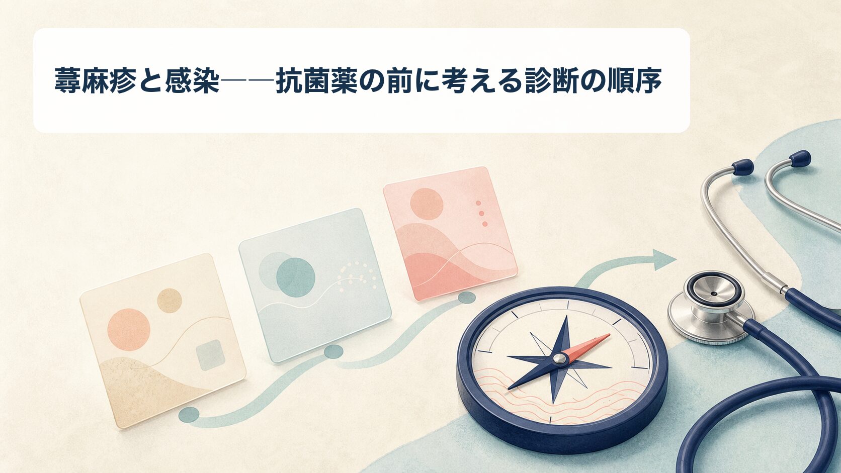 蕁麻疹と感染――抗菌薬の前に考える診断の順序